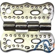 Marsilyan Papatya Menteşe - Küçük 20X20 Mm, Nikel, 1 Adet