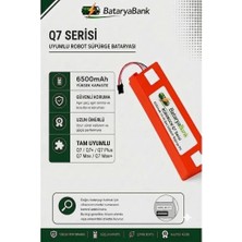Bataryabank Roborock Q7 / Q7+ / Q7 Plus / Q7 Max / Q7 Max+ Uyumlu Robot Süpürge Bataryası 14.4V 6500MAH Li-Ion Yüksek Kapasiteli Şarj Edilebilir Pil