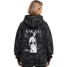 Sevbano Justin Bieber Şarkıcı Baskılı Unisex Oversize Premium Yıkamalı Hoodie Sweatshirt