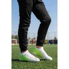 Playup Beyaz Yeşil Bilekten Çoraplı Unisex Krampon GK-252-153 G