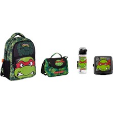 Ninja Turtles Okul Çantası Seti (4 Parça)