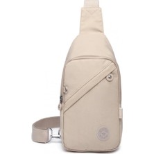 Smart Bags Body Bag Omuz Çantası Krinkıl Kumaş 1239 Bej