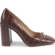 Nine West Eathan2 5pr Kahverengi Kadın Topuklu Ayakkabı