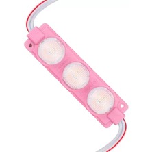 Dunai Store 12 Volt 3 Watt Pembe LED Modül - 74X20 mm - 3030 Çip