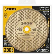 SGS2297 Vakum Elmas Mermer Granit Seramik Kesici 230MM