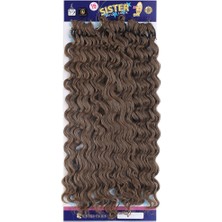 Mey İthalat Sister Afro Dalgası Saç - Açık Kahve 8