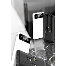Zenviaa 20.000 Mah LED Işıklı LCD Ekran USB Girişli Type-C Lightning Powerbank Yeni Nesil Zenvia