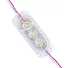 Dunai Store Powermaster 12 Volt 0.6 Watt Soğuk Beyaz 2835 65 x 25 mm IP65 120 Lümen 160 Derece Modül LED