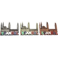 DS LLC Istanbul Temalı Metal Magnet (1 Adet) Seçenek 5