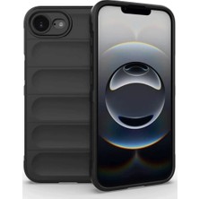 DS LLC Apple Iphone 16E Kılıf Optimum Silikon - Siyah