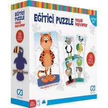 DS LLC CA.5028 Ca Games Eğitici Puzzle Neşeli Hayvanlar