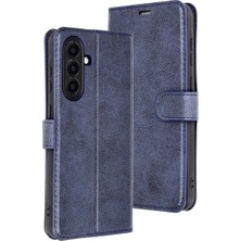 DS LLC Samsung Galaxy A16 5g Kılıf Trend S Plus Kapaklı Kılıf - Lacivert