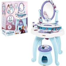 DS LLC 7600320244 Frozen 2ın1 Güzellik Masası -Smoby