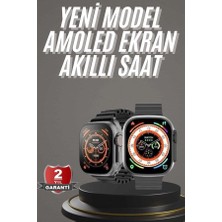 DS LLC Akıllı Saat Kordon Hediyeli Güçlü Batarya Kapasiteli Titreşimli Bildirim Görme Unisex