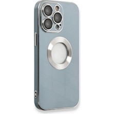 DS LLC Apple Iphone 13 Pro Max Kılıf Store Silikon - Sierra Blue
