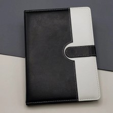 DS LLC Tarihsiz Ajanda Defter Siyah Beyaz Renk