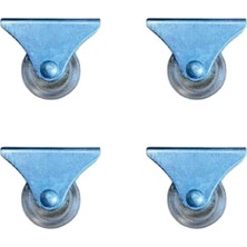 DS LLC Furç Sabit Teker - 38MM - Şeffaf HKS237 - 4 Adet