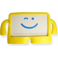 DS LLC Samsung Galaxy T500 Tab A7 10.4 Kılıf Karakter Tablet Silikon - Sarı