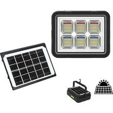 DS LLC 150W Güneş Enerjili Solar Kamp Feneri - Projektör WS-5570