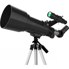 DS LLC 400 x 70 mm Açıklıklı Refrakter Teleskoplar 15X - 150X Telefon Adaptörlü Reflex