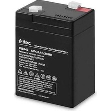 DS LLC Ttec 6V 4 Ah Kuru Bakımsız Akü
