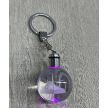 DS LLC Ledli Sultanahmet Tasarımı Kristal Anahtarlık