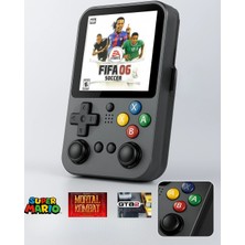 DS LLC Taşınabilir Nostalji Oyun Konsolu 3.5'' Hd Ekran Psp/ps1/gba/nes 10.000 Oyunlu El Atarisi