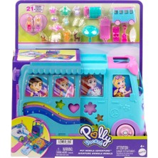 DS LLC JCC22 Polly Pocket Hayvancıkların Karavan Macerası Oyun Seti