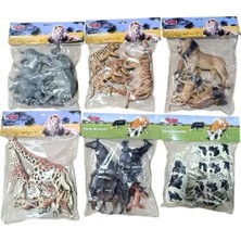 ds llc sh-p9904-07al 6 ast 7pcs aslan-kaplan-zürafa-ınek-fil(belirtilen , tekli satış ıçin adet