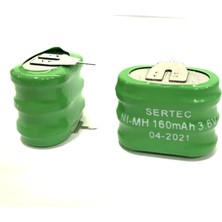 DS LLC 3.6V 3S1P 160 Mah 2 Pin Nı-Mh Buton Pil