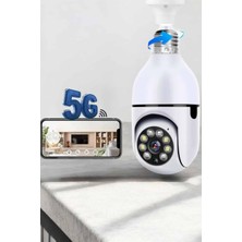 Renas Store Güvenlik Kamerası Wifi Kamera Duylu Ev Kamerası Wifi Bağlantılı Dönebilen