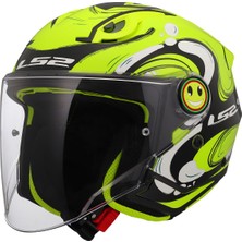 Ls2 Funny 2 Glup Neon Sarı Çocuk Kask