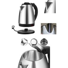 Renas Store Kettle C F Tipi 220-240V Paslanmaz Çelik Elektrik Kablolu Otomatik Kapanma