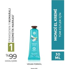 Yves Rocher Monoi El Kremi – Nemlendirici & Besleyici – Tüm Ciltler, Monoi De Tahiti, Vegan 75 ml