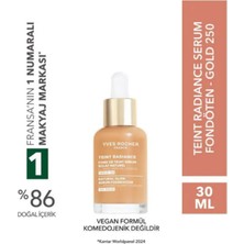 Yves Rocher Vegan Formüllü Işıltı Etkili Teint Radiance Serum Fondöten Gold 250