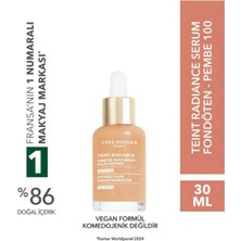 Yves Rocher Teint Radiance Vegan Işıltı Etkili Serum Fondöten Hyaluronik Asitli Pembe 100