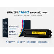 Canon CRG-075 Çipsiz Muadil Toner Sarı MF651CDW - LBP646CDW