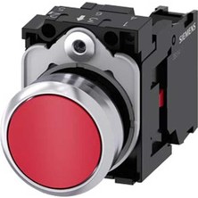 Siemens 3SU1150-0AB20-1CA0 1nc Komple Metal Kırmızı Buton