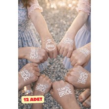 Baloncu Nene Bride To Be Yazılı Dövme Kadın Bekarlığa Veda Gelin Parti Kutlama Malzemeleri
