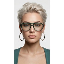 Olivier Philippe Napoli Green-Blue-Yellow Mavi Işık Korumalı Gözlük