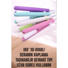 Renas Store 180°C Isı ve Uzun Süre Kalıcı Düzlük Sağlayan Mini Saç Düzleştirici