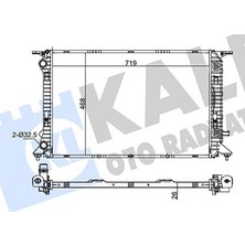 Kale Dpmix-Hb Radyatör Audi A4-A5-Q5 2.0tfsi-1.8tfsi-2.0t Otomatik 720X468X26 Al-Pl-Brz