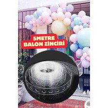 Baloncu Nene 5 Metre Balon Zinciri Balon Hizalama Aparatı Balon Asma Aparatı Balon Dizme Aparatı Doğum Günü Süs