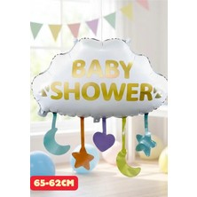 Baloncu Nene Baby Shower Yazılı Folyo Bulut Balon Baby Shower Parti Cinsiyet Belirleme Cinsiyet Partisi Malzeme