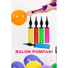 Baloncu Nene Renkli Balon Pompası Doğum Günü Kutlama Balon Şişirmek Için Balon Pompası