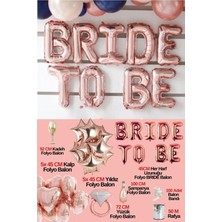 Baloncu Nene Bride To Be Folyo Balon Yeni Gelin Parti Kutlaması Folyo Kalpli Set Bekarlığa Veda Partisi
