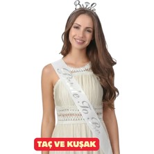 Baloncu Nene Bride To Be Kadın Bekarlığa Veda Gelin Parti Kutlama Malzemeleri Set Kuşak Taç Gümüş