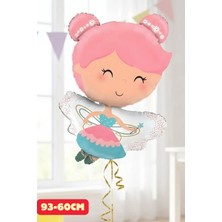 Baloncu Nene Peri Folyo Balon Doğum Günü Folyo Balon Karekter Folyo Çocuk Doğum Günü Balon