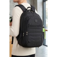 Focux-09  Krinkıl Kumaş Okul Çantası Sırt Çantası