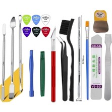 Smnr Bilgisayar Telefon Vs Onarım Aletleri Seti Sökme Açma Aracı Metal Sökme Levye Elektronikçi Yardımcı El Alet Takımı ST52